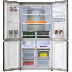 Morris B74537ECM Ψυγείο Ντουλάπα Total NoFrost Υ183xΠ91.1xΒ70.6εκ. Μαύρο